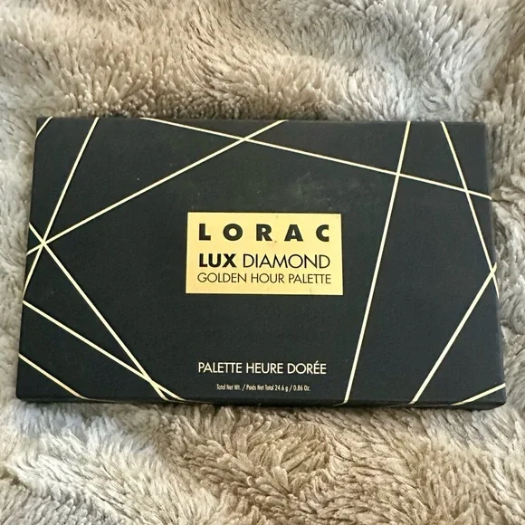 LORAC Shimmering Gold Pink Brown Neutral Eyeshadow Highlighting Palette RARE NIB - Picture 7 of 9